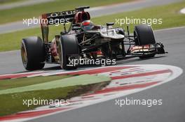 Kimi Raikkonen (FIN) Lotus F1 E21. 29.06.2013. Formula 1 World Championship, Rd 8, British Grand Prix, Silverstone, England, Qualifying Day.