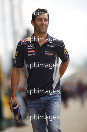 Mark Webber (AUS) Red Bull Racing. 29.06.2013. Formula 1 World Championship, Rd 8, British Grand Prix, Silverstone, England, Qualifying Day.