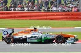 Paul di Resta (GBR) Sahara Force India VJM06. 29.06.2013. Formula 1 World Championship, Rd 8, British Grand Prix, Silverstone, England, Qualifying Day.