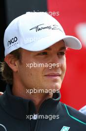 Nico Rosberg (GER) Mercedes AMG F1. 29.06.2013. Formula 1 World Championship, Rd 8, British Grand Prix, Silverstone, England, Qualifying Day.