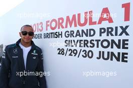 Lewis Hamilton (GBR) Mercedes AMG F1. 29.06.2013. Formula 1 World Championship, Rd 8, British Grand Prix, Silverstone, England, Qualifying Day.