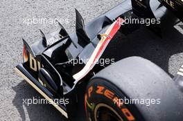 Lotus F1 E21 front wing detail. 29.06.2013. Formula 1 World Championship, Rd 8, British Grand Prix, Silverstone, England, Qualifying Day.