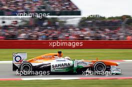 Paul di Resta (GBR) Sahara Force India VJM06. 29.06.2013. Formula 1 World Championship, Rd 8, British Grand Prix, Silverstone, England, Qualifying Day.