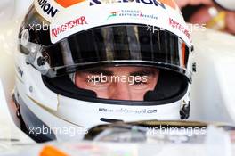 Adrian Sutil (GER) Sahara Force India VJM06. 29.06.2013. Formula 1 World Championship, Rd 8, British Grand Prix, Silverstone, England, Qualifying Day.