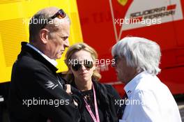 Bernie Ecclestone (GBR) CEO Formula One Group (FOM). 30.06.2013. Formula 1 World Championship, Rd 8, British Grand Prix, Silverstone, England, Race Day.