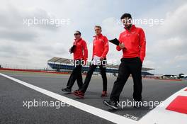 Max Chilton (GBR) Marussia F1 Team walks the circuit. 27.06.2013. Formula 1 World Championship, Rd 8, British Grand Prix, Silverstone, England, Preparation Day.