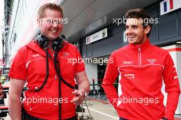 Jules Bianchi (FRA) Marussia F1 Team. 27.06.2013. Formula 1 World Championship, Rd 8, British Grand Prix, Silverstone, England, Preparation Day.