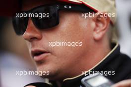 Kimi Raikkonen (FIN) Lotus F1 Team. 27.06.2013. Formula 1 World Championship, Rd 8, British Grand Prix, Silverstone, England, Preparation Day.