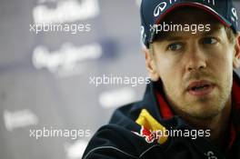 Sebastian Vettel (GER) Red Bull Racing. 27.06.2013. Formula 1 World Championship, Rd 8, British Grand Prix, Silverstone, England, Preparation Day.