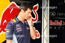 Mark Webber (AUS) Red Bull Racing. 27.06.2013. Formula 1 World Championship, Rd 8, British Grand Prix, Silverstone, England, Preparation Day.
