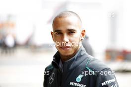 Lewis Hamilton (GBR) Mercedes AMG F1. 27.06.2013. Formula 1 World Championship, Rd 8, British Grand Prix, Silverstone, England, Preparation Day.