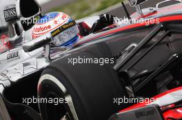 Jenson Button (GBR) McLaren MP4-28. 05.07.2013. Formula 1 World Championship, Rd 9, German Grand Prix, Nurburgring, Germany, Practice Day.