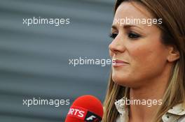 Natalie Pinkham (GBR) Sky Sports Presenter. 05.07.2013. Formula 1 World Championship, Rd 9, German Grand Prix, Nurburgring, Germany, Practice Day.