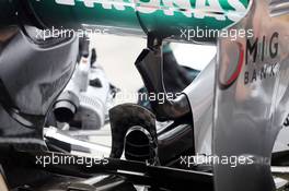 Mercedes AMG F1 running passive DRS. 05.07.2013. Formula 1 World Championship, Rd 9, German Grand Prix, Nurburgring, Germany, Practice Day.