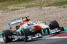 Adrian Sutil (GER) Sahara Force India VJM06. 05.07.2013. Formula 1 World Championship, Rd 9, German Grand Prix, Nurburgring, Germany, Practice Day.