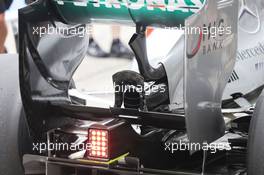 Mercedes AMG F1 running passive DRS. 05.07.2013. Formula 1 World Championship, Rd 9, German Grand Prix, Nurburgring, Germany, Practice Day.