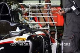 Sensor equipment on the Sauber C32. 05.07.2013. Formula 1 World Championship, Rd 9, German Grand Prix, Nurburgring, Germany, Practice Day.
