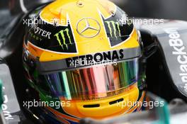 Lewis Hamilton (GBR) Mercedes AMG F1 W04. 05.07.2013. Formula 1 World Championship, Rd 9, German Grand Prix, Nurburgring, Germany, Practice Day.