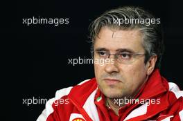Pat Fry (GBR) Ferrari Deputy Technical Director and Head of Race Engineering in the FIA Press Conference. 05.07.2013. Formula 1 World Championship, Rd 9, German Grand Prix, Nurburgring, Germany, Practice Day.