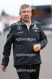 Ross Brawn (GBR) Mercedes AMG F1 Team Principal. 05.07.2013. Formula 1 World Championship, Rd 9, German Grand Prix, Nurburgring, Germany, Practice Day.