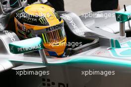 Lewis Hamilton (GBR) Mercedes AMG F1 W04. 05.07.2013. Formula 1 World Championship, Rd 9, German Grand Prix, Nurburgring, Germany, Practice Day.