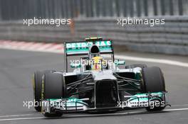 Lewis Hamilton (GBR) Mercedes AMG F1 W04. 05.07.2013. Formula 1 World Championship, Rd 9, German Grand Prix, Nurburgring, Germany, Practice Day.