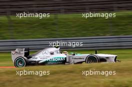 Lewis Hamilton (GBR) Mercedes AMG F1 W04. 05.07.2013. Formula 1 World Championship, Rd 9, German Grand Prix, Nurburgring, Germany, Practice Day.