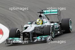 Nico Rosberg (GER) Mercedes AMG F1 W04. 05.07.2013. Formula 1 World Championship, Rd 9, German Grand Prix, Nurburgring, Germany, Practice Day.