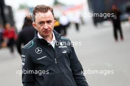 Paddy Lowe (GBR) Mercedes AMG F1 Executive Director (Technical). 05.07.2013. Formula 1 World Championship, Rd 9, German Grand Prix, Nurburgring, Germany, Practice Day.