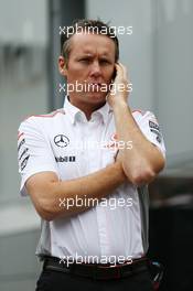 Sam Michael (AUS) McLaren Sporting Director. 05.07.2013. Formula 1 World Championship, Rd 9, German Grand Prix, Nurburgring, Germany, Practice Day.