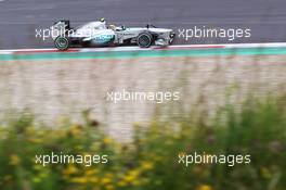 Lewis Hamilton (GBR) Mercedes AMG F1 W04. 05.07.2013. Formula 1 World Championship, Rd 9, German Grand Prix, Nurburgring, Germany, Practice Day.