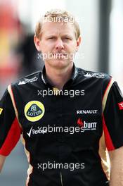 Andy Stobart (GBR) Lotus F1 Team Press Officer. 05.07.2013. Formula 1 World Championship, Rd 9, German Grand Prix, Nurburgring, Germany, Practice Day.