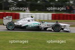 Lewis Hamilton (GBR) Mercedes AMG F1 W04. 05.07.2013. Formula 1 World Championship, Rd 9, German Grand Prix, Nurburgring, Germany, Practice Day.