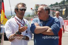 Emanuele Pirro (ITA) FIA Steward (Left). 07.07.2013. Formula 1 World Championship, Rd 9, German Grand Prix, Nurburgring, Germany, Race Day.