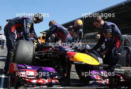 Mark Webber (AUS), Red Bull Racing  07.07.2013. Formula 1 World Championship, Rd 9, German Grand Prix, Nurburgring, Germany, Race Day.