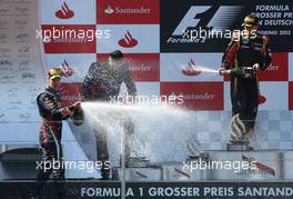 Sebastian Vettel (GER), Red Bull Racing  07.07.2013. Formula 1 World Championship, Rd 9, German Grand Prix, Nurburgring, Germany, Race Day.