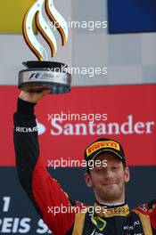 3rd place Romain Grosjean (FRA) Lotus F1 E21. 07.07.2013. Formula 1 World Championship, Rd 9, German Grand Prix, Nurburgring, Germany, Race Day.