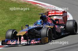 Jean-Eric Vergne (FRA) Scuderia Toro Rosso STR8. 07.07.2013. Formula 1 World Championship, Rd 9, German Grand Prix, Nurburgring, Germany, Race Day.