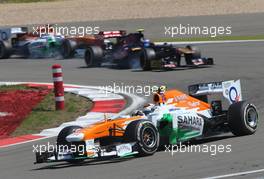 Adrian Sutil (GER), Sahara Force India F1 Team   07.07.2013. Formula 1 World Championship, Rd 9, German Grand Prix, Nurburgring, Germany, Race Day.