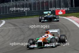 Paul di Resta (GBR), Force India Formula One Team  07.07.2013. Formula 1 World Championship, Rd 9, German Grand Prix, Nurburgring, Germany, Race Day.