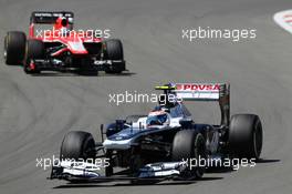 Valtteri Bottas (FIN) Williams FW35. 07.07.2013. Formula 1 World Championship, Rd 9, German Grand Prix, Nurburgring, Germany, Race Day.