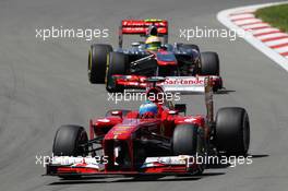 Fernando Alonso (ESP) Ferrari F138. 07.07.2013. Formula 1 World Championship, Rd 9, German Grand Prix, Nurburgring, Germany, Race Day.