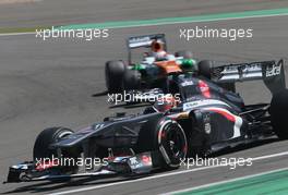 Nico Hulkenberg (GER), Sauber F1 Team Formula One team  07.07.2013. Formula 1 World Championship, Rd 9, German Grand Prix, Nurburgring, Germany, Race Day.