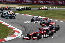 Fernando Alonso (ESP) Ferrari F138. 07.07.2013. Formula 1 World Championship, Rd 9, German Grand Prix, Nurburgring, Germany, Race Day.