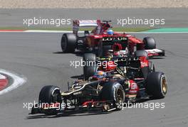 Romain Grosjean (FRA), Lotus F1 Team  07.07.2013. Formula 1 World Championship, Rd 9, German Grand Prix, Nurburgring, Germany, Race Day.