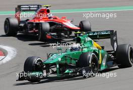 Giedo van der Garde (NDL), Caterham F1 Team  07.07.2013. Formula 1 World Championship, Rd 9, German Grand Prix, Nurburgring, Germany, Race Day.