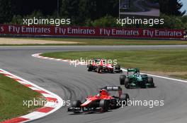 Jules Bianchi (FRA) Marussia F1 Team MR02. 07.07.2013. Formula 1 World Championship, Rd 9, German Grand Prix, Nurburgring, Germany, Race Day.