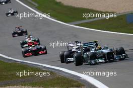Lewis Hamilton (GBR) Mercedes AMG F1. 07.07.2013. Formula 1 World Championship, Rd 9, German Grand Prix, Nurburgring, Germany, Race Day.