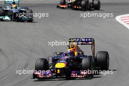 Mark Webber (AUS) Red Bull Racing RB9. 07.07.2013. Formula 1 World Championship, Rd 9, German Grand Prix, Nurburgring, Germany, Race Day.