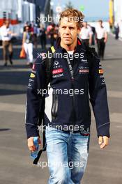 Sebastian Vettel (GER) Red Bull Racing. 06.07.2013. Formula 1 World Championship, Rd 9, German Grand Prix, Nurburgring, Germany, Qualifying Day.